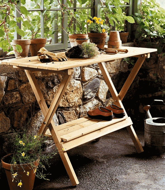 Bbq Innovations Simple Potting Bench - Console Table