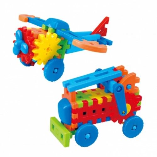 Fantoccini Fun Toys Little Engineer Fighter Jet & Fire Engine