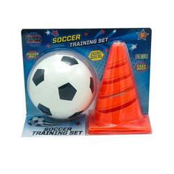 Bookazine 6 in. Soccer Ball with Cones - Case of 12