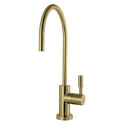 FurnOrama Concord Reverse Osmosis System Filtration Water Air Gap Faucet&#44; Brushed Brass