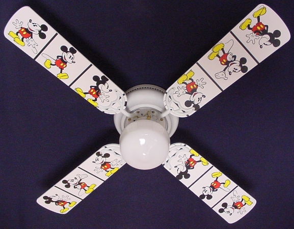LightitUp Disney Mickey Mouse no.2 Ceiling Fan 42 in.