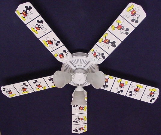 LightitUp Disney Mickey Mouse no.2 Ceiling Fan 52 in.