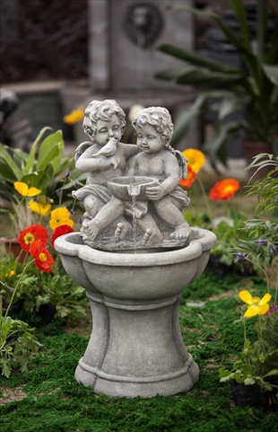 ProPation Cherub Water Fountain With Led Light
