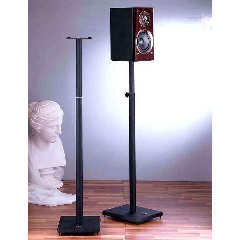 Spark Black Iron Cast Bas Adjustable Speaker Stand