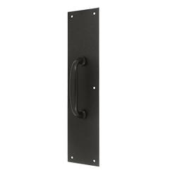 PatioPlus 3.5 x 15 in. Push Plate with 5.5 in. Handle&#44; Oil Rubbed Bronze - Solid