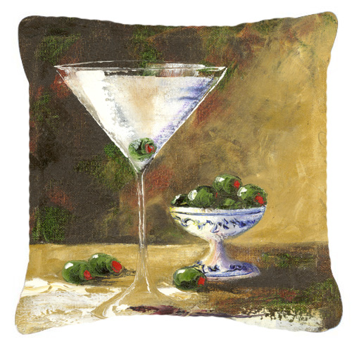 JensenDistributionServices Olive Martini by Malenda Trick Canvas Decorative Pillow