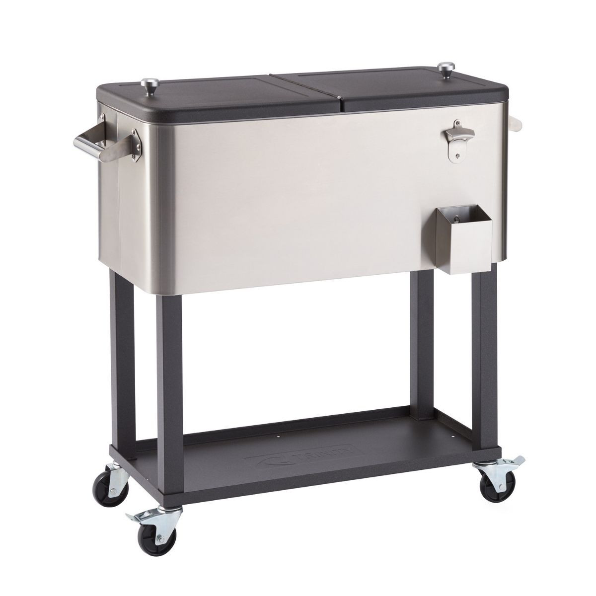 Top Chef 80 qt. Stainless Steel Cooler - 35.75 x 36 x 18.5 in.