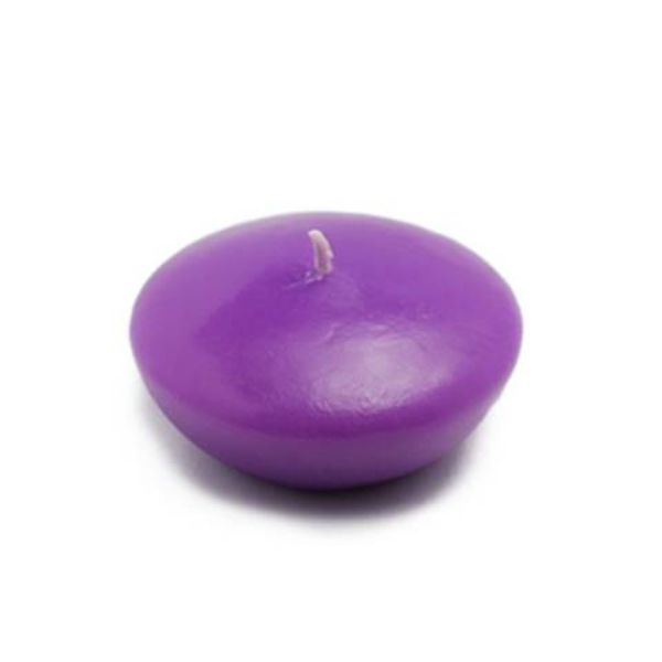 Vaser Designs CFZ-062-6-0 3 in. Floating Candles&#44; Purple - 72 Piece