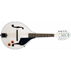 ACOUSTIC A Style White  Electric Mandolin