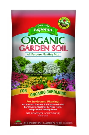 ESPOMA CO Espoma Organic Garden Soil All Purpose Planting Mix 1 Cubic Foot APGS1