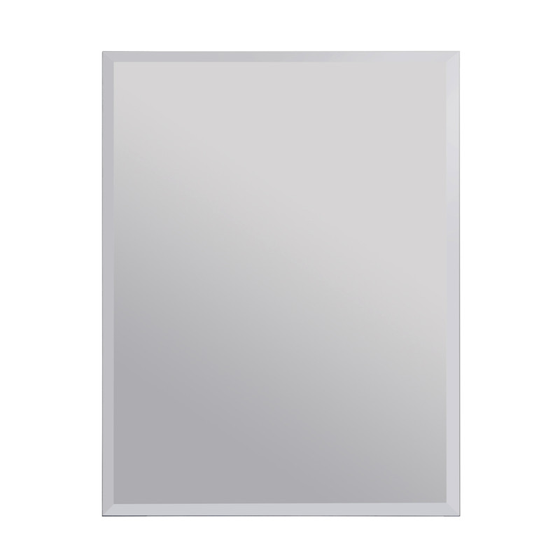 FurnOrama Frameless 24 inchx30 inch Rustproof Medicine Cabinet Mirrored Sides Recess Or Surface Mount