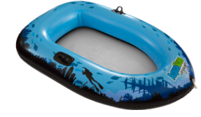 Bola Transparent Aquavue Voyager Bottom Snorkeling Raft