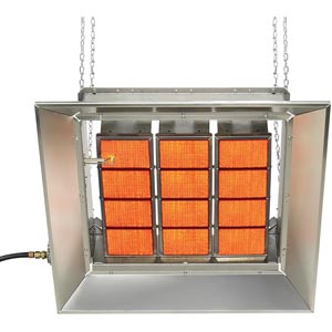 Captain Cold CA2246508 StarGlo Ceramic Infrared Heater - Natural Gas 40K BTU