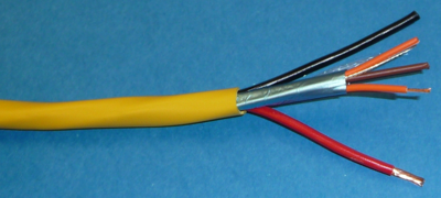 Pulse Radar Somfy SDN Non-Plenum Control Cable Reel&#44; Yellow