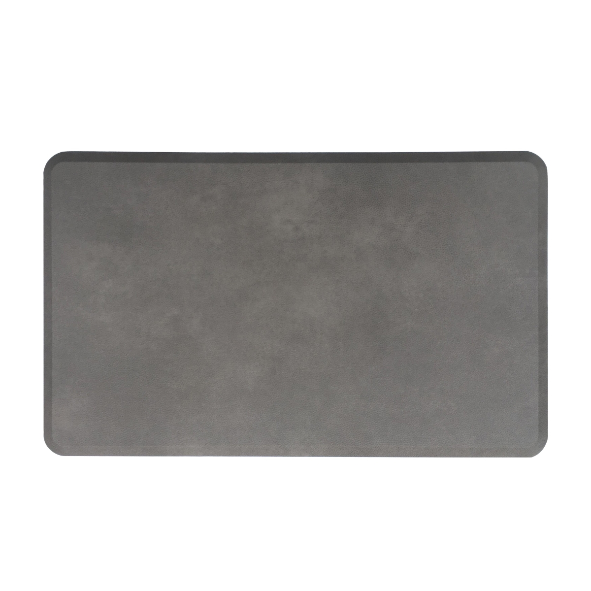 Vista 20 x 32 in. Premium Quality Leather Grain Anti-Fatigue Comfort Mat&#44; Gray