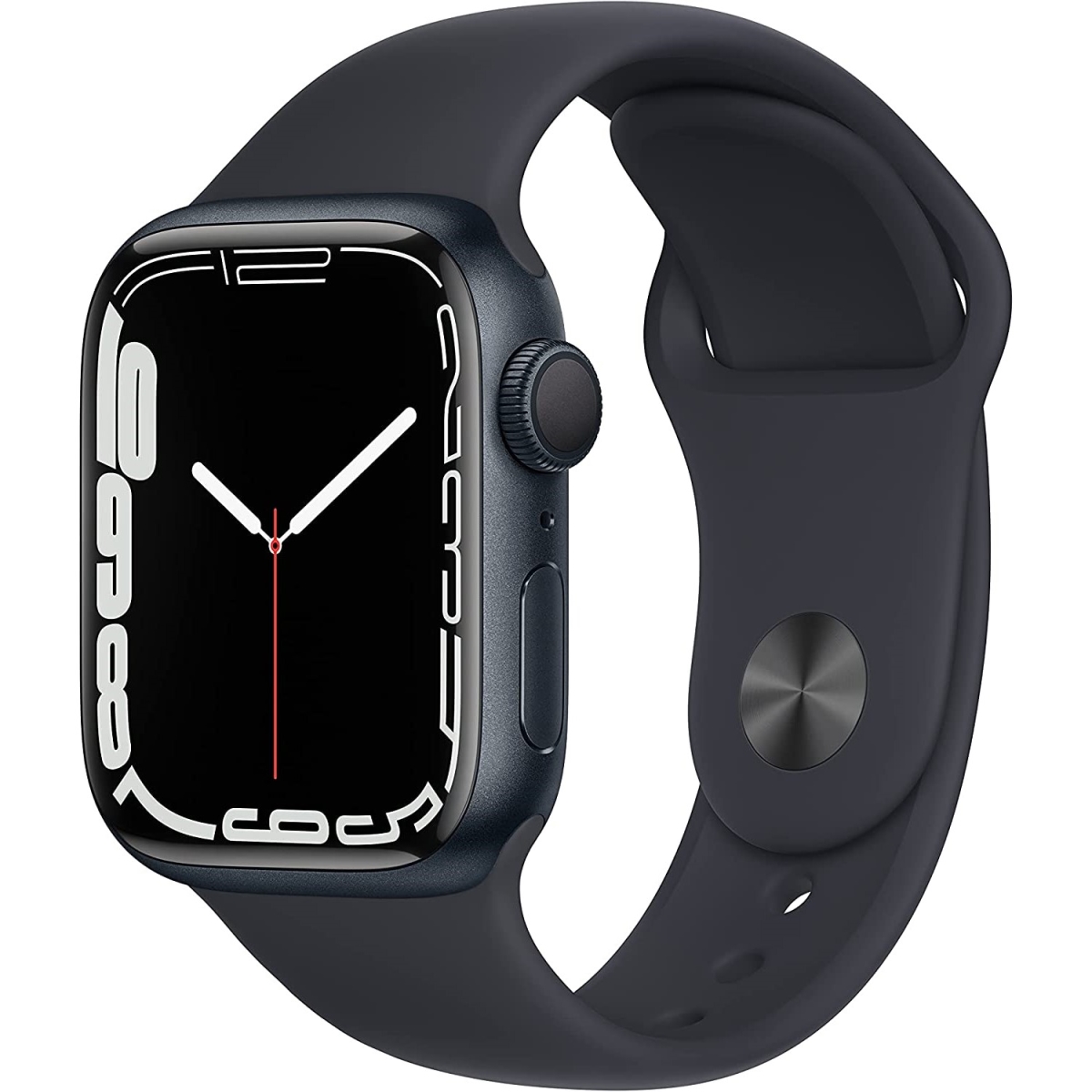 Apple MKMX3LL-A 41 mm Series 7 Midnight Aluminum Case with Midnight Sport Band Watch