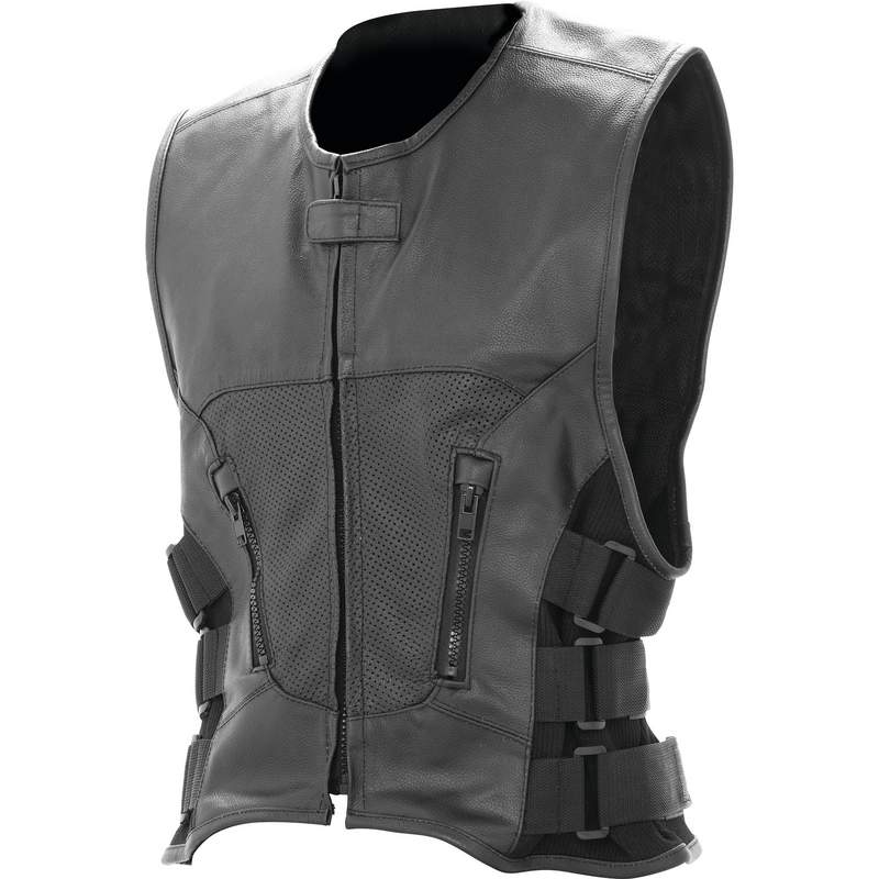 Sophia Harper Rocky Mountain Hides Solid Genuine Buffalo Leather Vest&#44; 3X