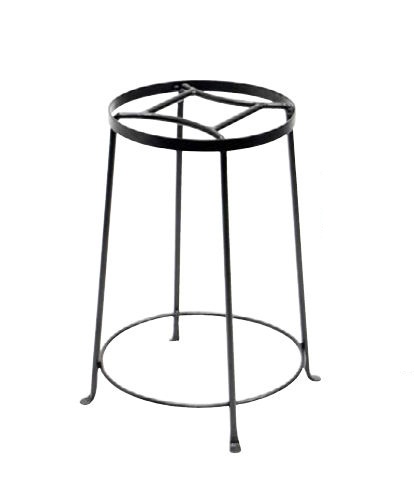 BOOK PUBLISHING COMPANY 10 1/2&quot; Argyle Plant Stand II - Wrought Iron