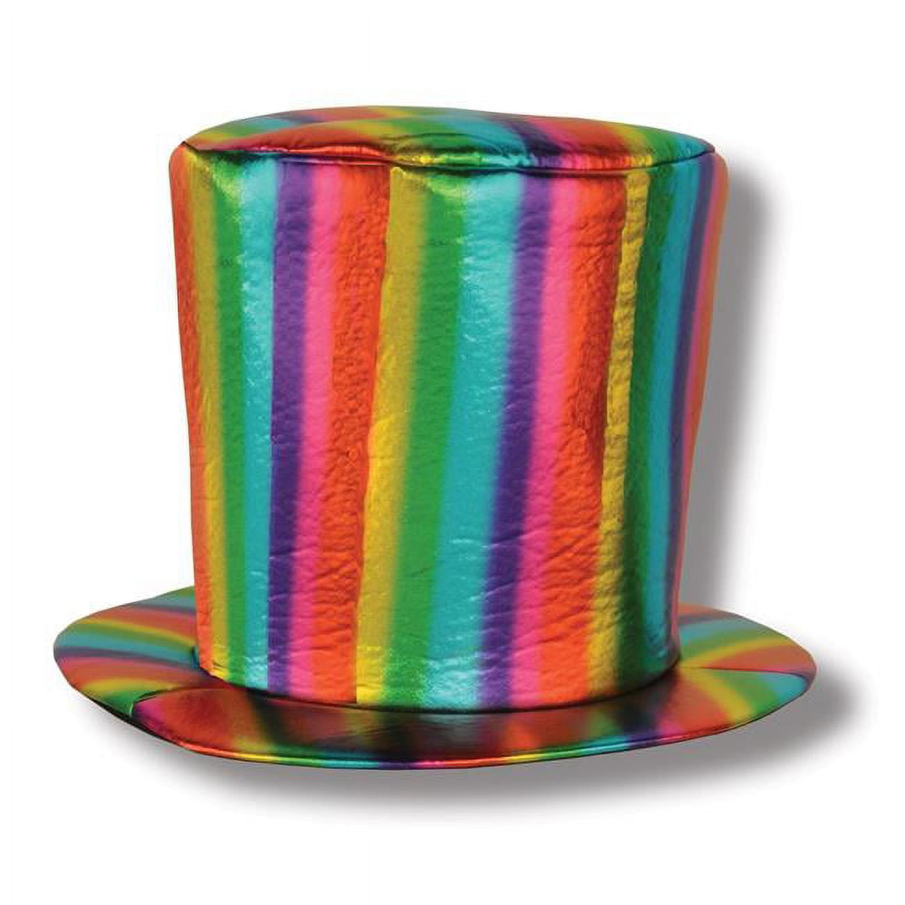 GoldenGifts Fabric Rainbow Hat - Pack of 6 - One Size Fits All