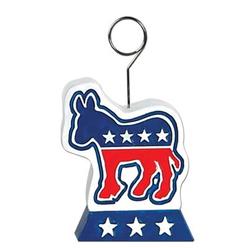 GoldenGifts Democratic Donkey Photo And Balloon Holder - Pack of 6