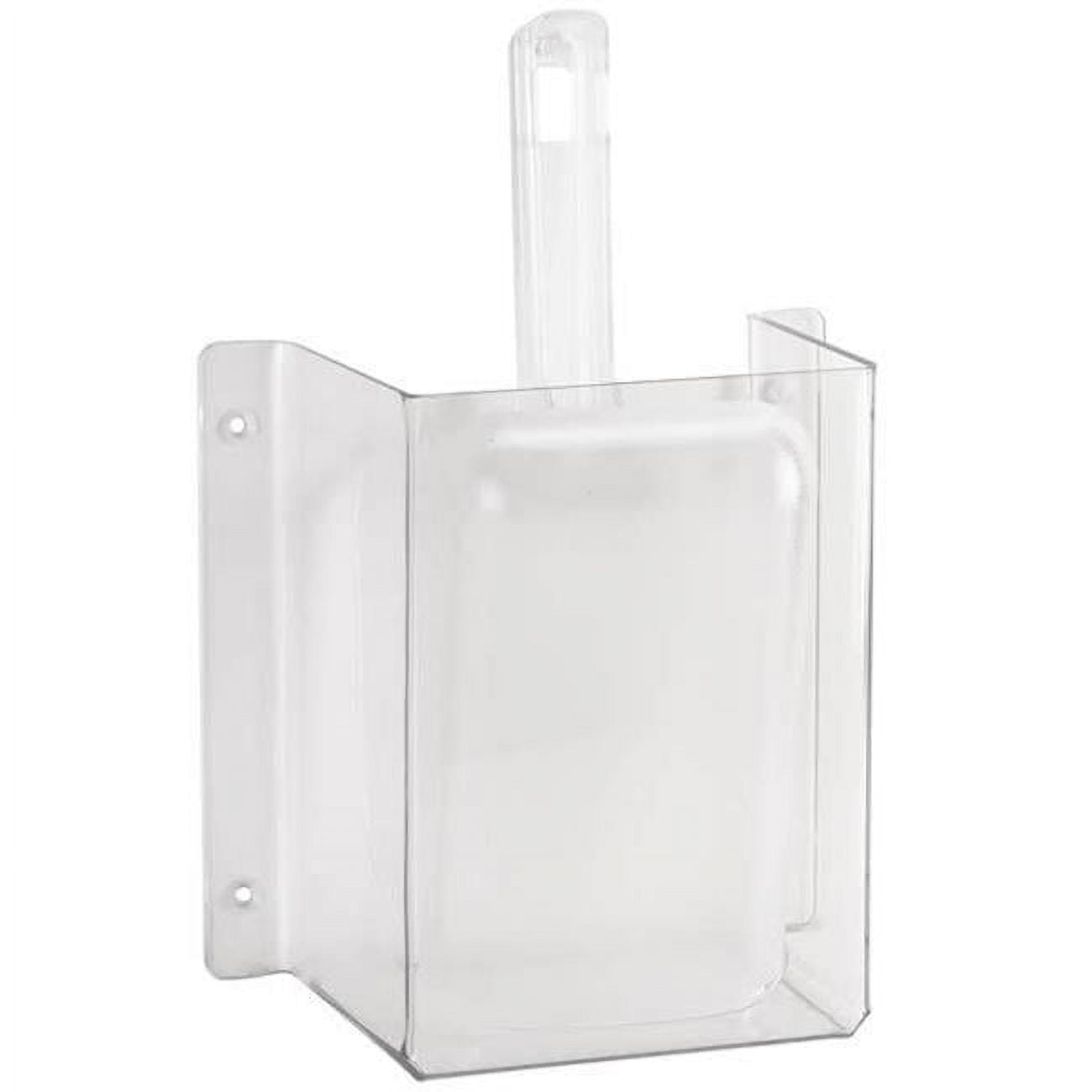 Cal Mil 624 Polycarbonate Wall Mount Scoop Guard - 32 oz - Clear