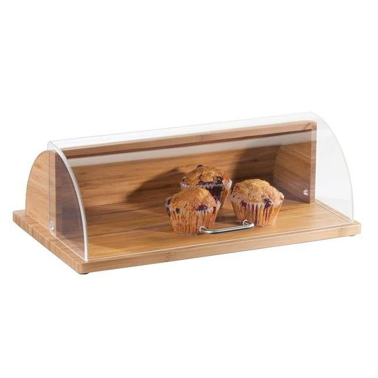 Cal Mil 1333-60 Bamboo Roll Top Tray - 20 x 11.5 x 6.5 in.