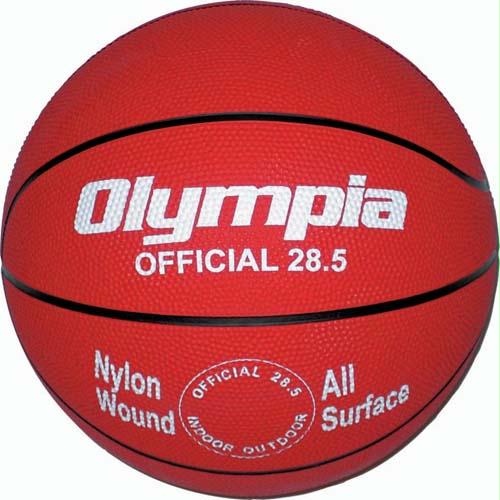 Olympia Sports BA480P Champion Sports Rubber Basketball - Intermediate (Red)