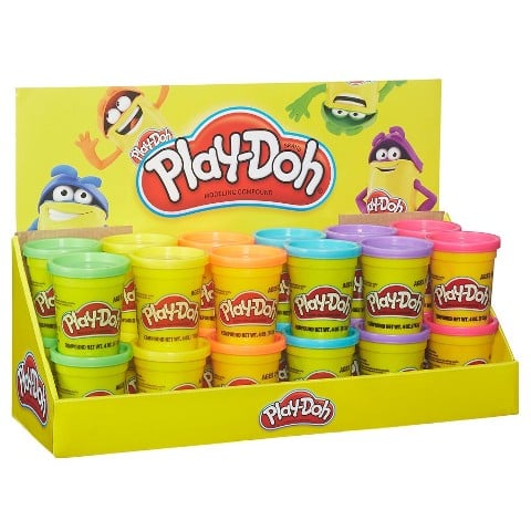 Hasbro HSBB6756 Play Doh-Single Can Assorted , Pack of 24