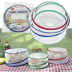 Trademark Global Set of 3 Pop Up Outdoor Food Covers - As Seen on TV