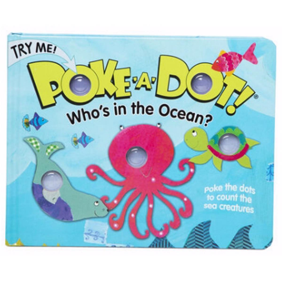 Melissa & Doug 168466 Poke-A-Dot Whos in the Ocean Activity Book - Age 3 Plus