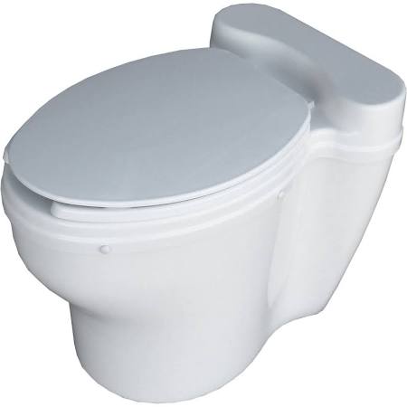 SUN-MAR CORP Sun-Mar Dry Toilet White Non Electric Waterless Toilet, White
