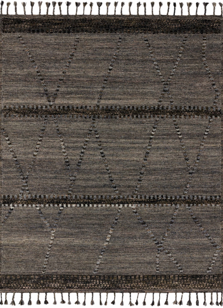 Loloi IMANIMA-04GYML5686 5 ft. 6 in. x 8 ft. 6 in. Iman Rectangle Area Rug&#44; Gray & Multi