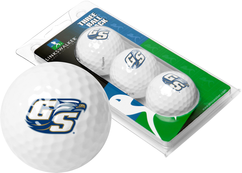 LinksWalker LW-CO3-GSE-GBS Georgia Southern Eagles-3 Golf Ball Sleeve