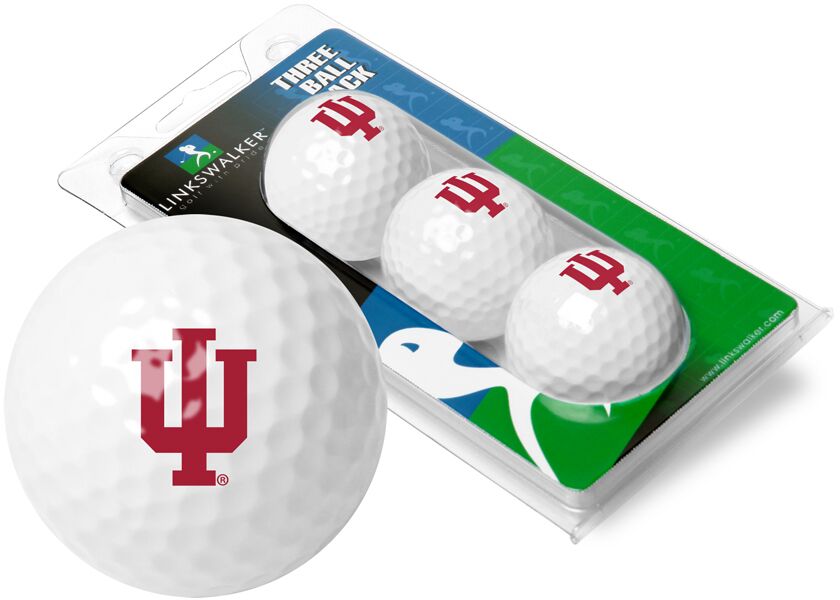 LinksWalker LW-CO3-INH-GBS Indiana Hoosiers-3 Golf Ball Sleeve