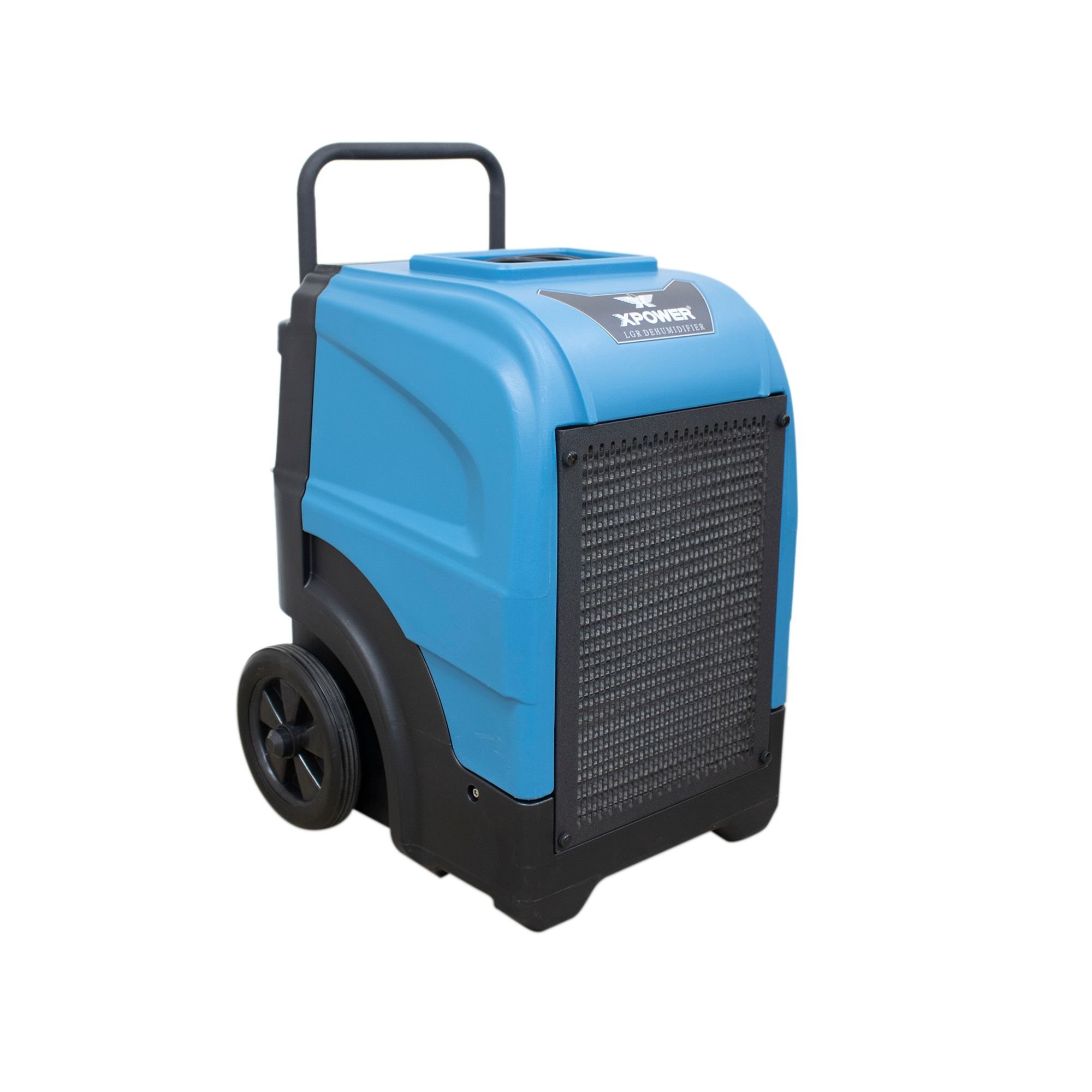 XPOWER XD-165L 165-Pint LGR Commercial Dehumidifier with Automatic Purge Pump&#44; Drainage Hose&#44; Handle & Wheels for Water Damage