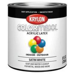 Krylon 7373723 0.5 Pint White Satin Paint