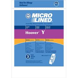 Esso HR-1495 Hoover Type Y Microlined Vacuum Bag - Pack of 3