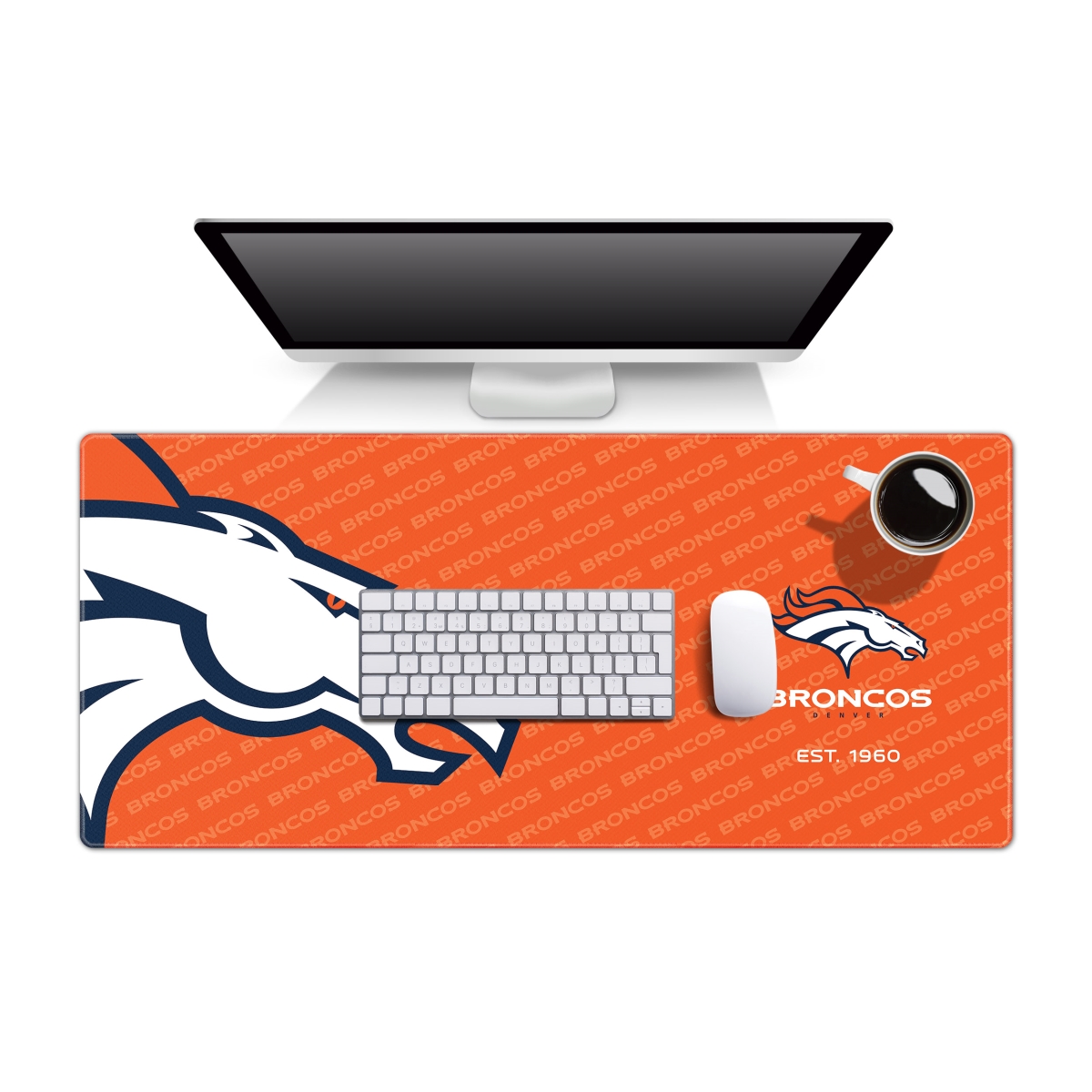 YouTheFan 1901000 NFL Denver Broncos Logo Series Desk Pad