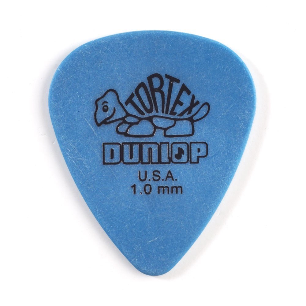 Dunlop 418R100-U 1.00 mm Standard Tortex Picks, Blue - Pack of 72