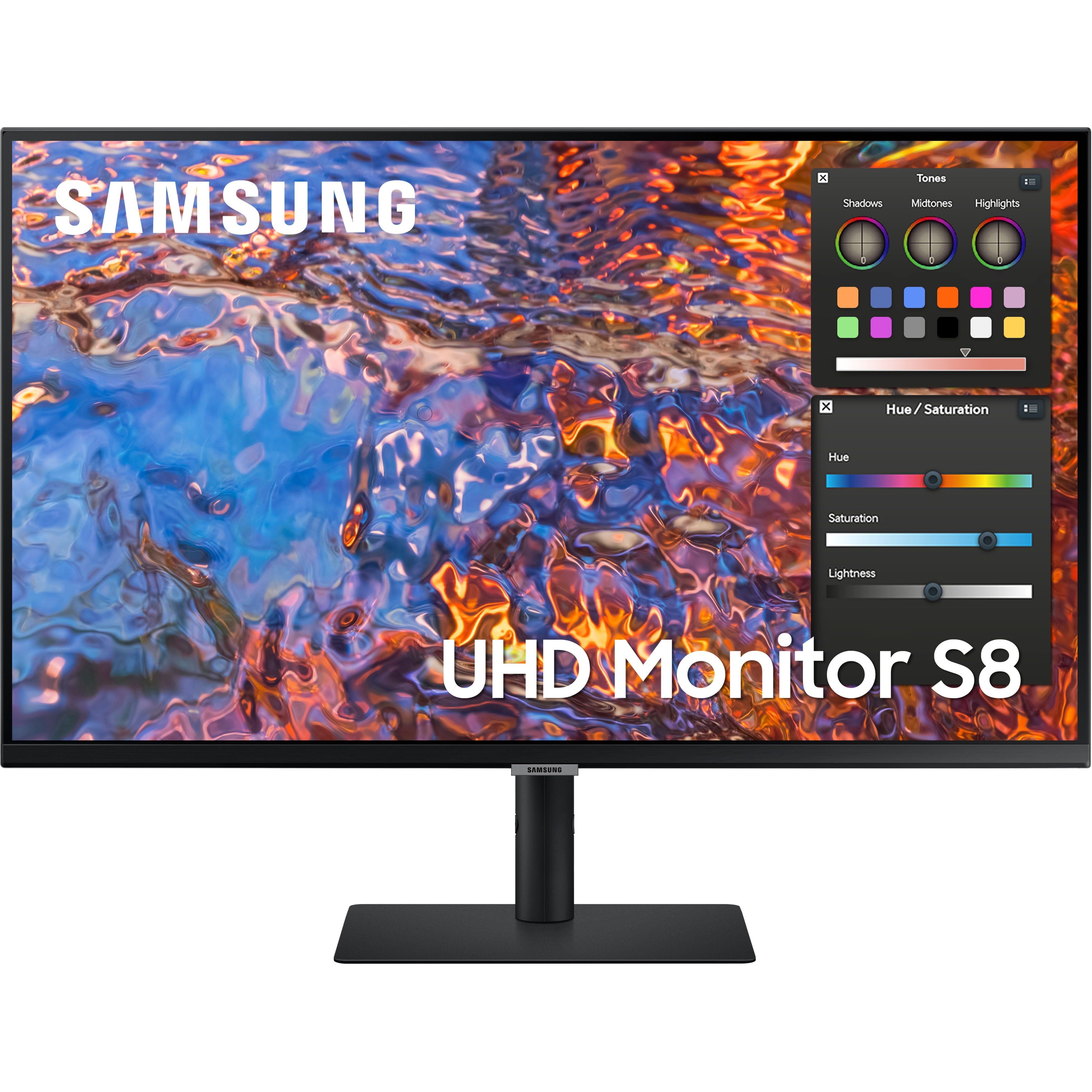 Samsung S32B804PXN 32 in. 4K UHD 3840 x 2160 Tilt Stand IPS Panel USB-C&#44; HDMI & DP Cable - Black