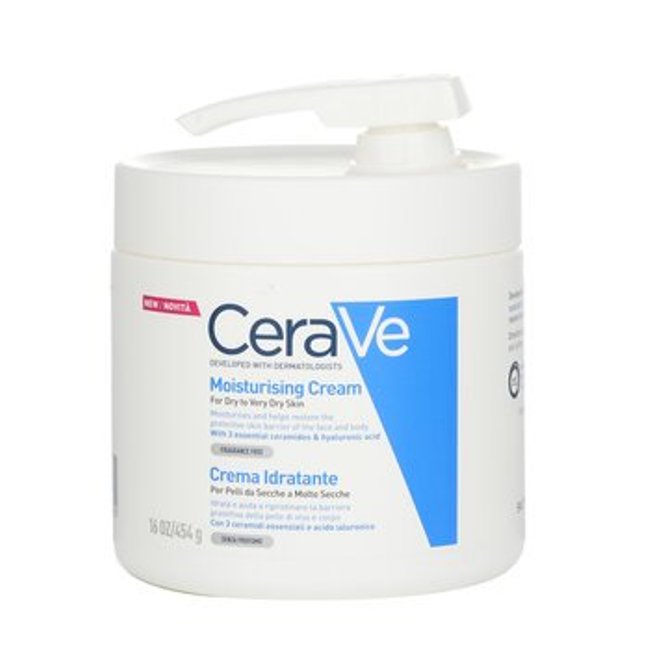 CeraVe 278066 16 oz Moisturising Cream for Dry to Very Dry Skin with Pump
