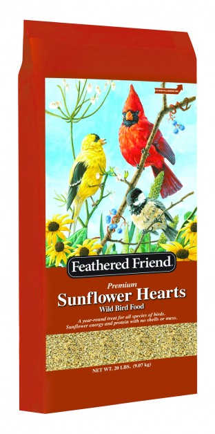 Global Harvest Foods 109691 20 lbs Sunflower Hearts Wild Bird Food
