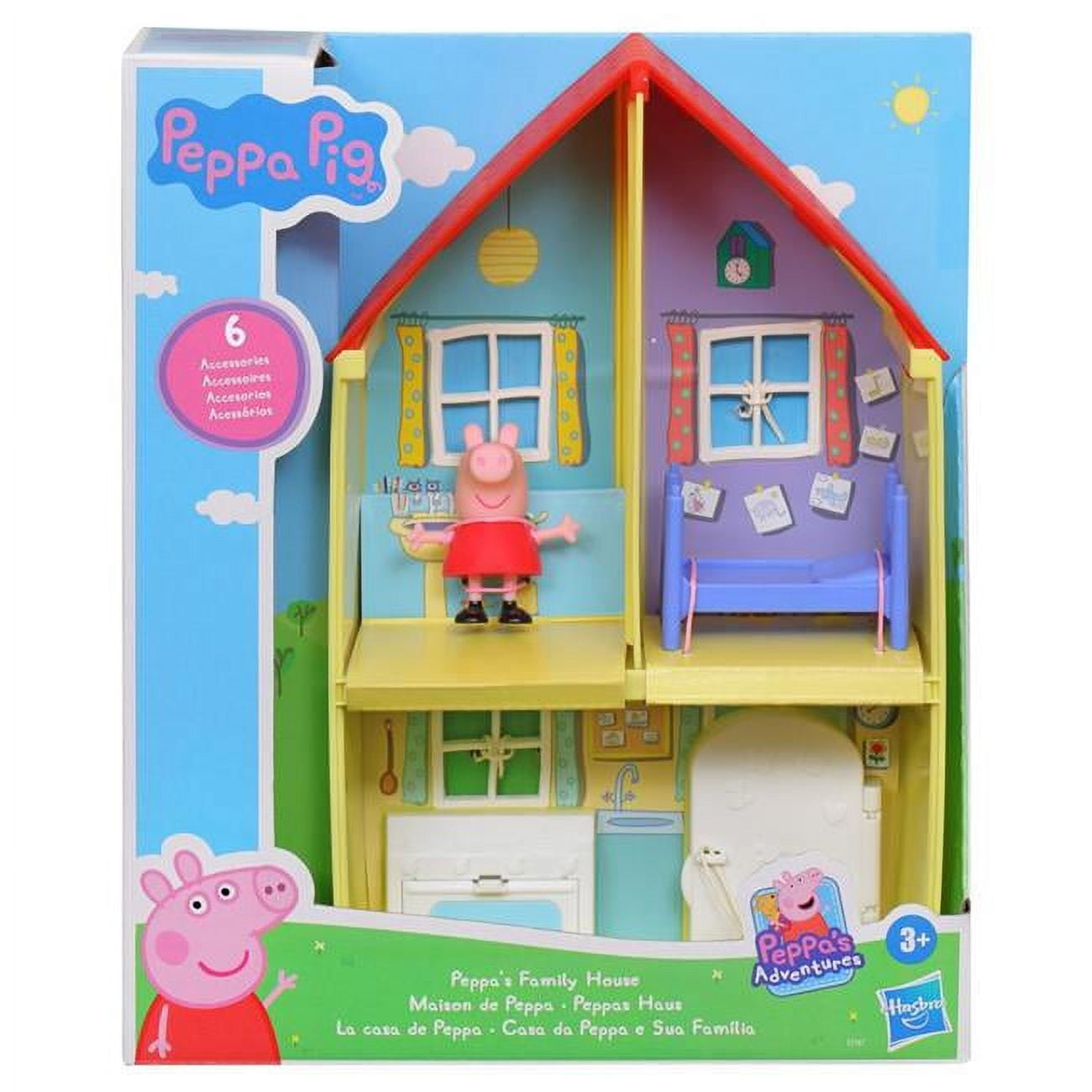 Hasbro HSBF2167 PEP - Peppas House Playset, Pack of 2