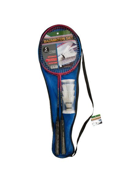 bulk buys DDI 2348487 5-piece Badminton Set with Carry Bag Case of 24
