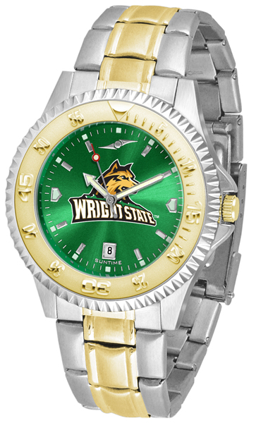Suntyme Suntime ST-CO3-WSR-COMPMG-A Wright State Raiders-Competitor Two-Tone AnoChrome Watch