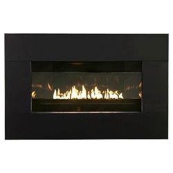 Empire VFLC28IN72N Intermittent Pilot Reflective Liner Natural Gas Vent-Free Fireplace with Barrier&#44; Black