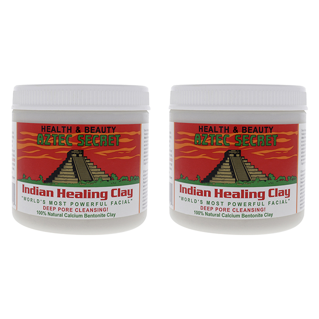 Aztec Secret K0003138 1 lbs Indian Healing Clay for Unisex, Pack of 2