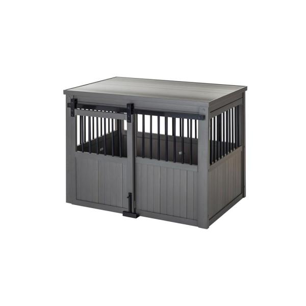 PersonaGrata Homestead Dog Crate, Gray - Extra Large