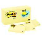 Post-it Sticky note Notes 3 x 5 In. Canary Yellow 24 Pad Value Pack