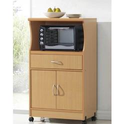 Made-to-Order Microwave Cart - Beech